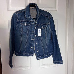 Medium-Dark Wash Gap Denim Jacket
